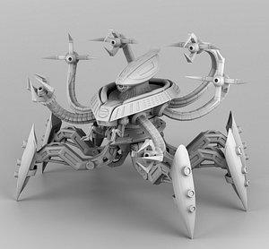 robot iron crab 3D
