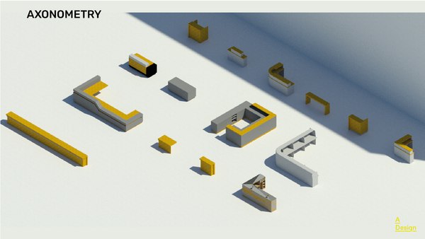modelo 3d Barras de bar - modelo de la familia Revit - TurboSquid 2005299