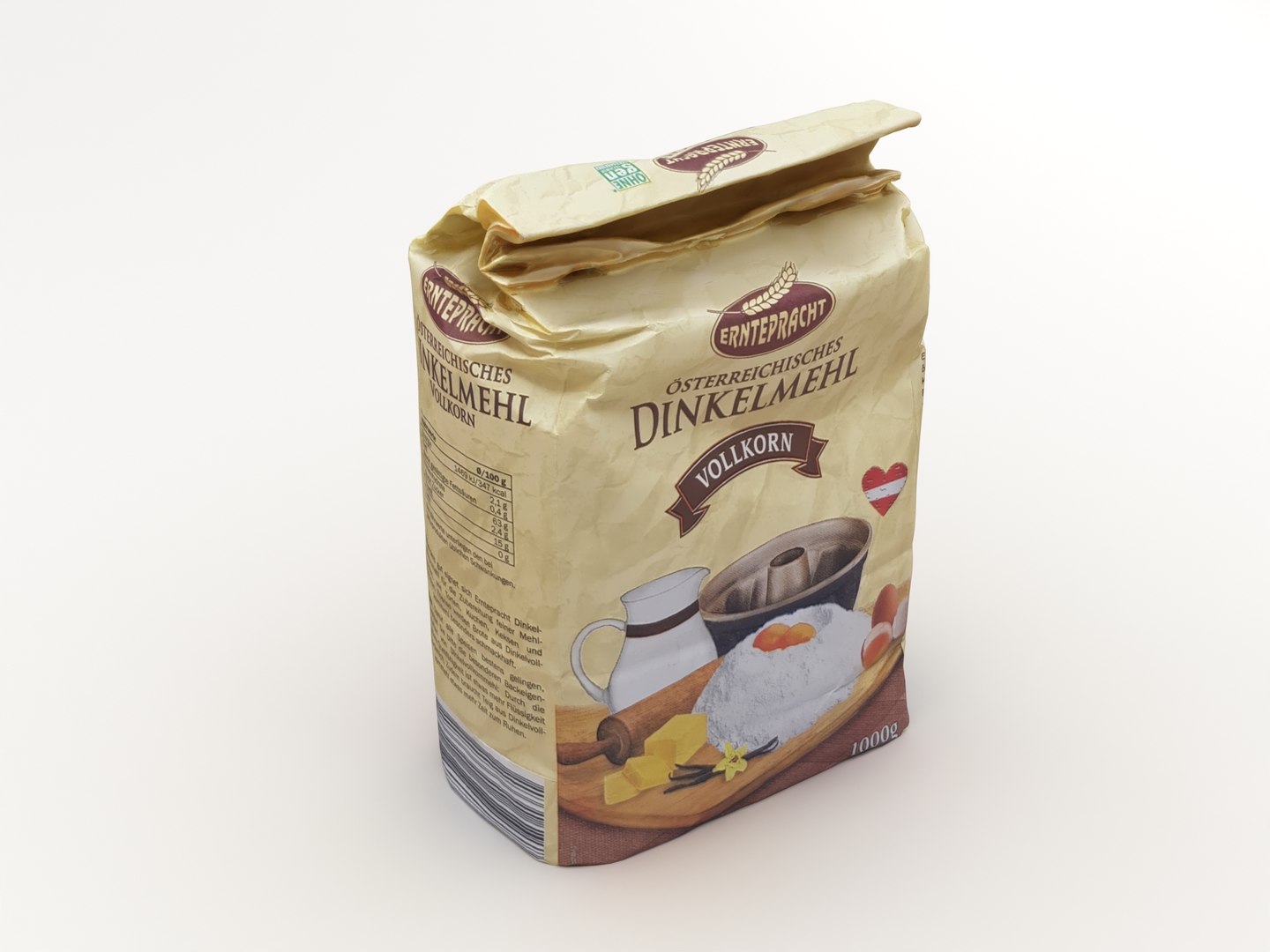 3D Model Bag Flour - TurboSquid 1448482