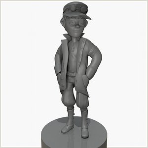 Young man teenager cartoon