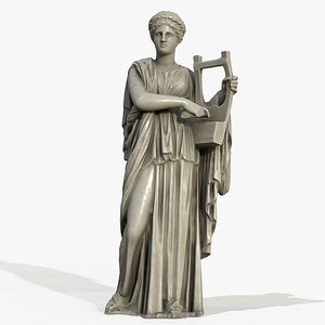 Ancient Muse Erato Statue