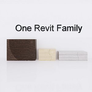 3D wardrobe 4 - revit model