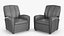 Sillón de cuero v8