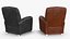 Sillón de cuero v8