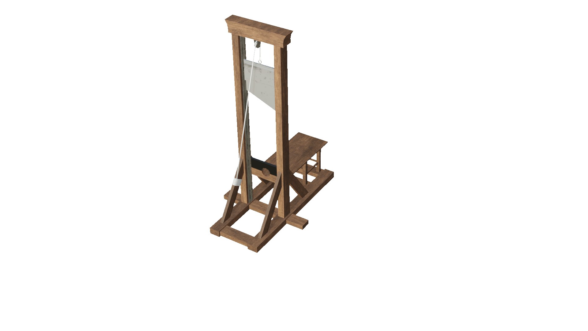 3D Guillotine - TurboSquid 1917988
