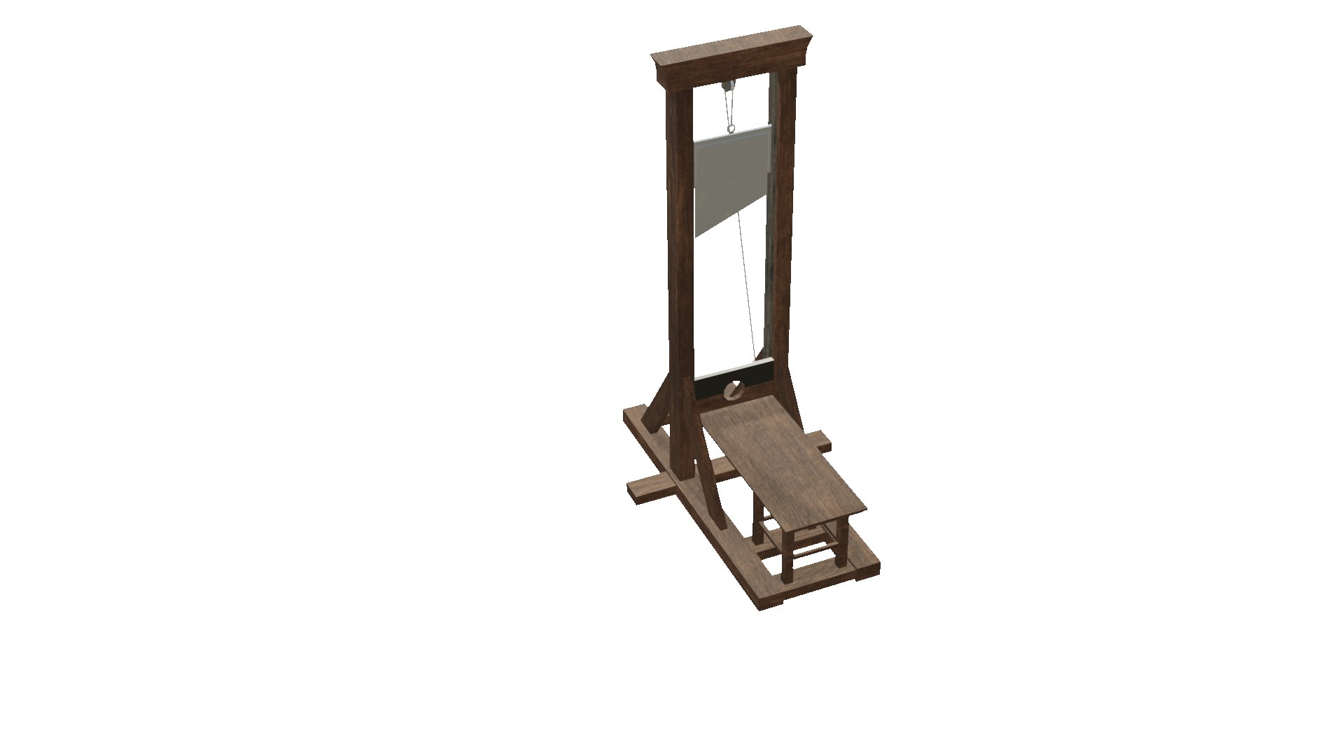 3D Guillotine - TurboSquid 1917988