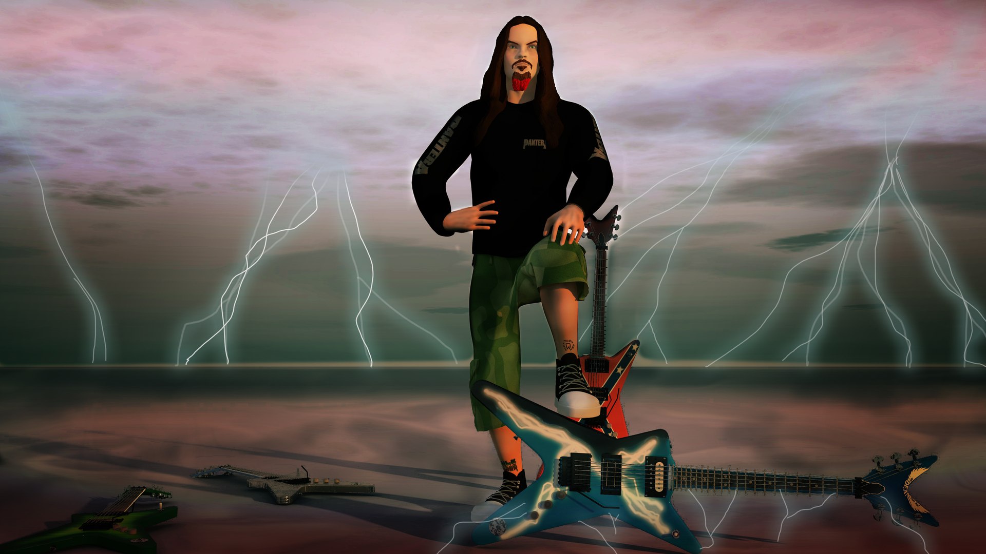 3D Dimebag Darrell Model - TurboSquid 1550614