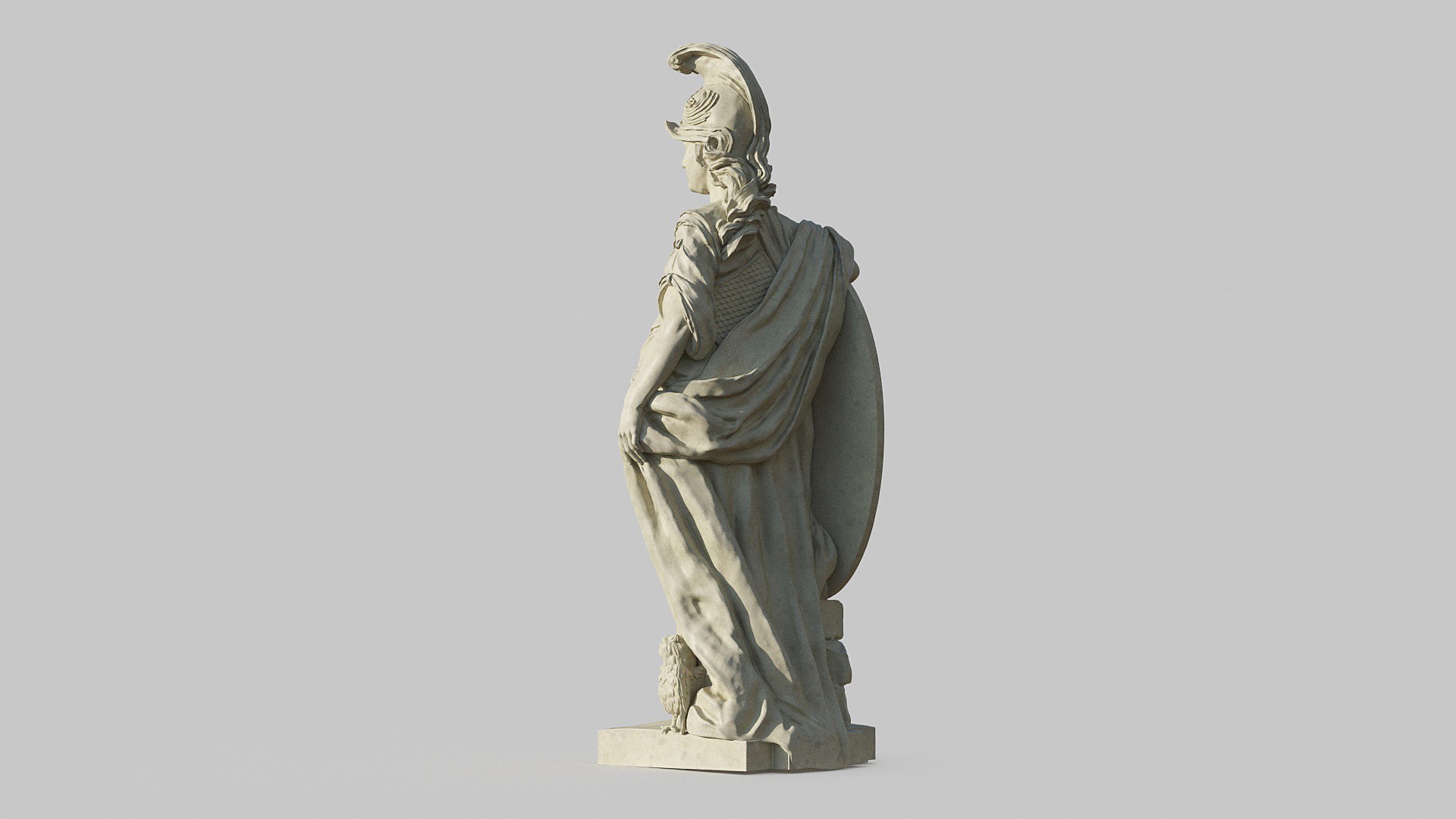 3D Minerva Statue - TurboSquid 1790504