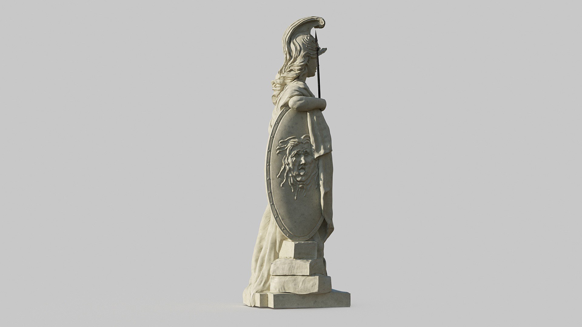 3D Minerva Statue - TurboSquid 1790504
