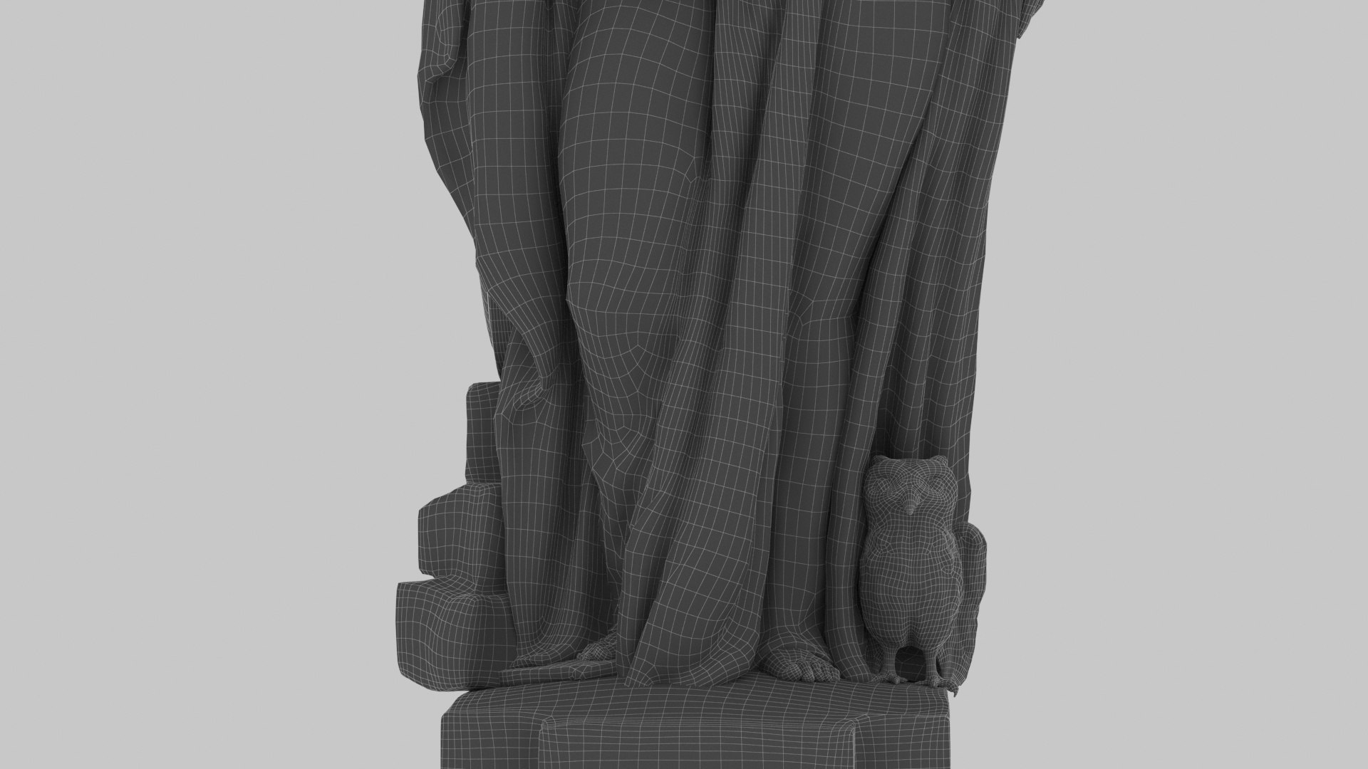 3D Minerva Statue - TurboSquid 1790504