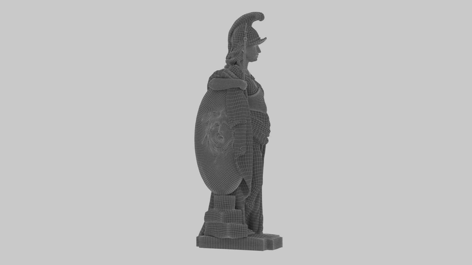 3D Minerva Statue TurboSquid 1790504