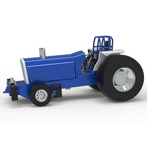 3D Pro Stock Pulling Tractor Version 5 Scale 1 to 25