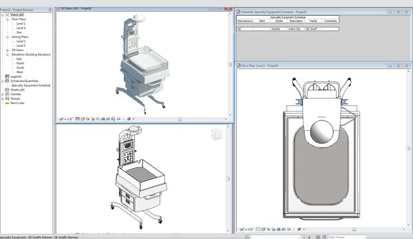 3d model modeler ge giraffe warmer