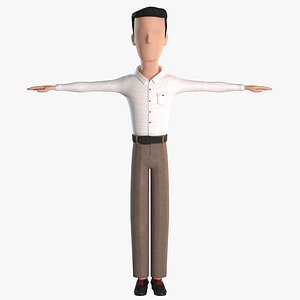 Cartoon Boy Rigged