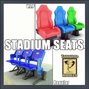 stadium seats 3d max