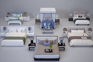 beds interior 3D model