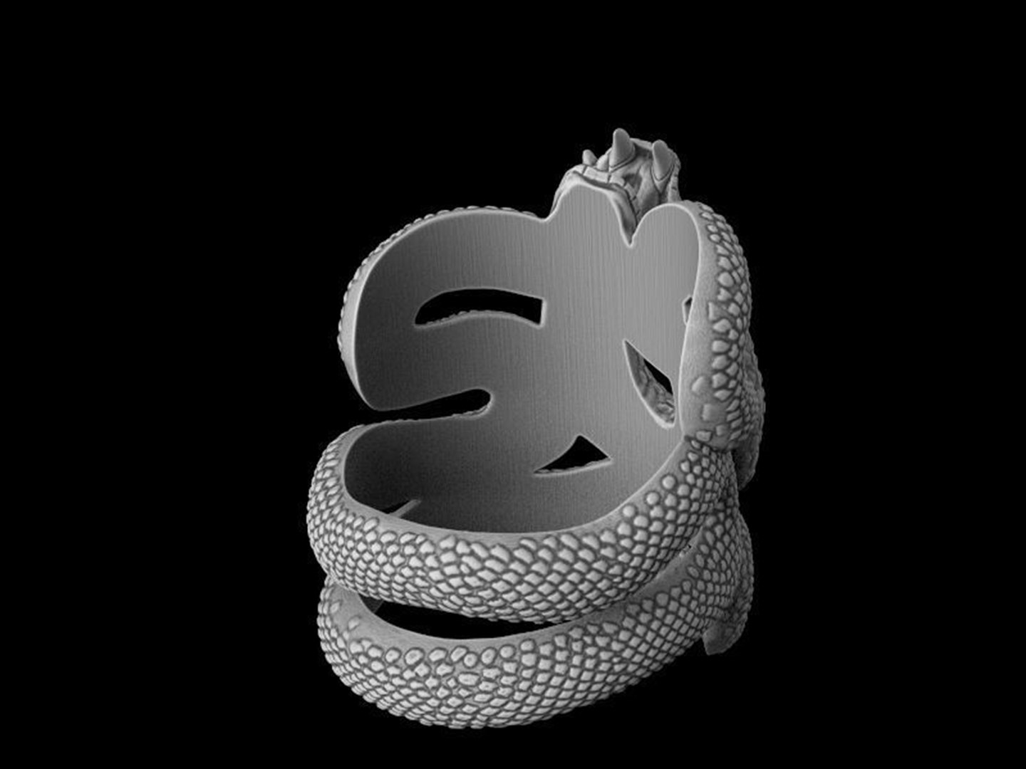 3D Serpent ring with open mouth https://p.turbosquid.com/ts-thumb/iw/4AMlR7/cy/snakering3dmodelobjstl12/jpg/1667391586/1920x1080/fit_q87/8eebbfad57c24b11da56c828f1ee65bd2087dcd3/snakering3dmodelobjstl12.jpg