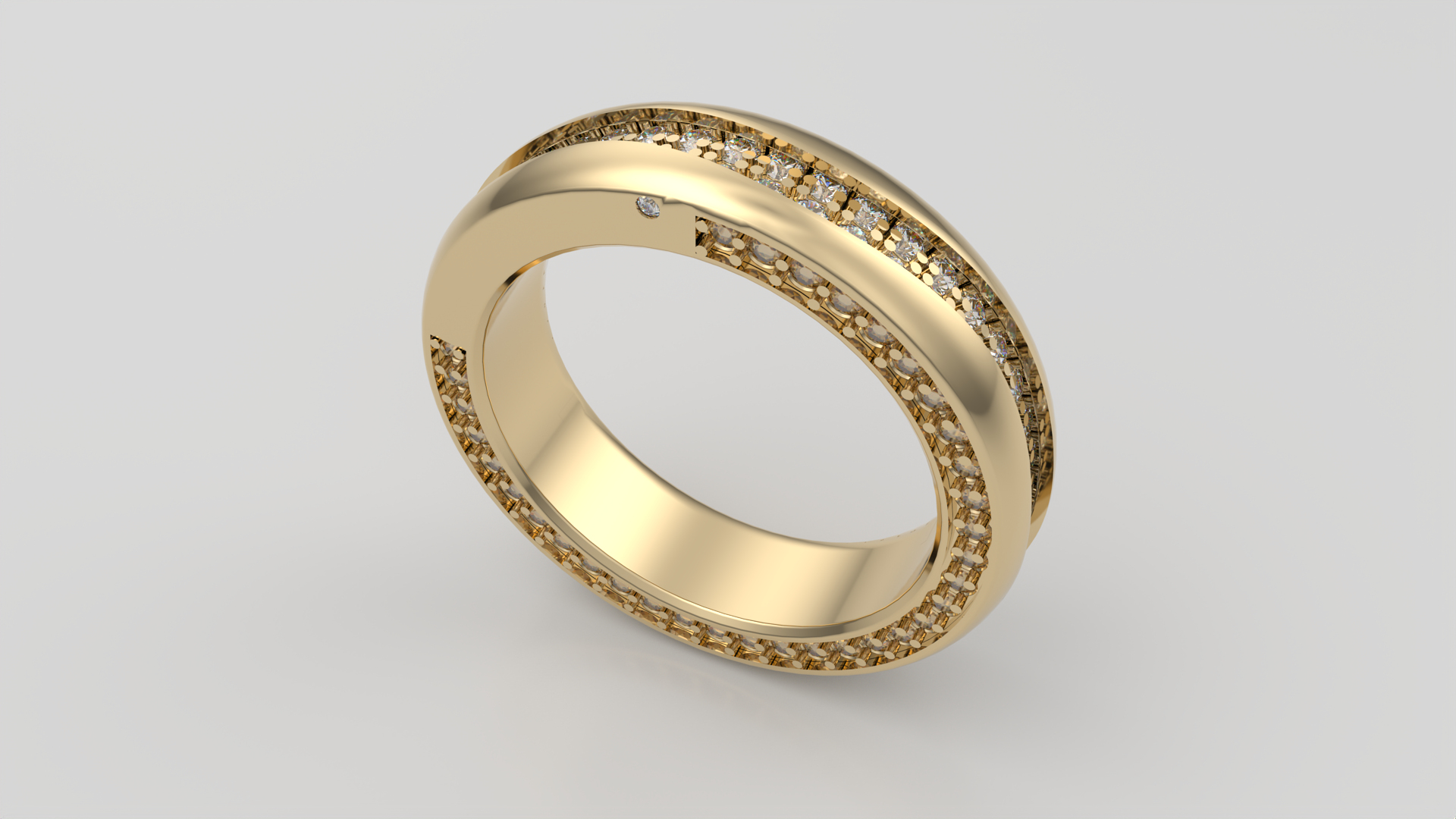 Fashion Wedding Rotating Center Ring JDBCo 3D Model - TurboSquid 2343446