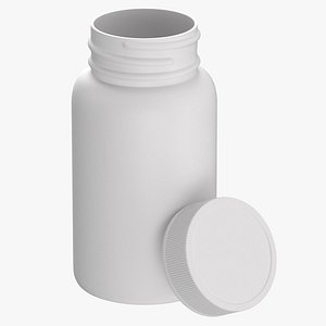 3D plastic bottle pharma 250ml