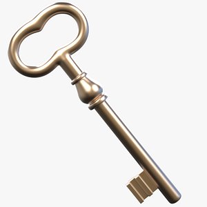 3D old key design v3 model