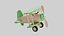 3D Toy Airplane 02 model