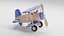 3D Toy Airplane 02 model