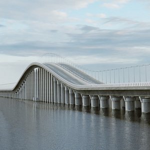 3D king fahd causeway model