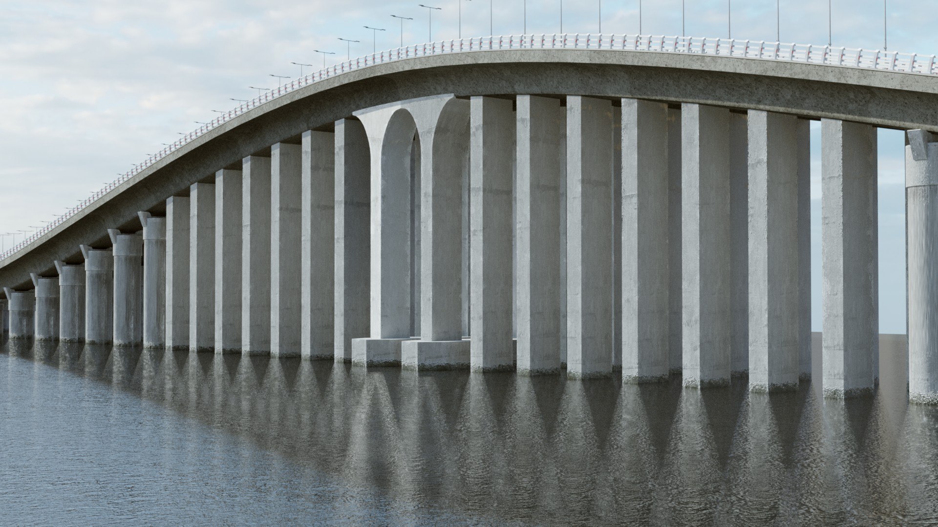 3D King Fahd Causeway Model - TurboSquid 2085228