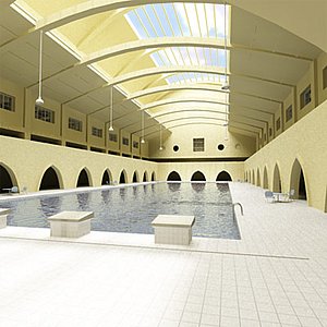 Hall swimming-pool