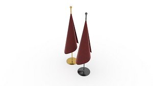3D model Flagpoles Model