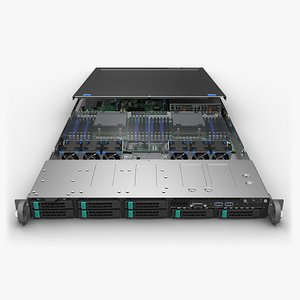Server Chassis 1U with Board