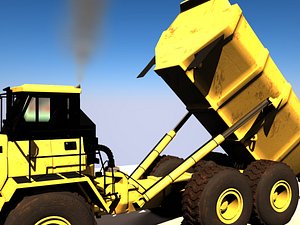 Articulated dump truck