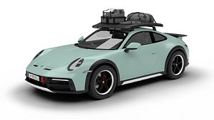 Porsche 911 Dakar 2023 3d model