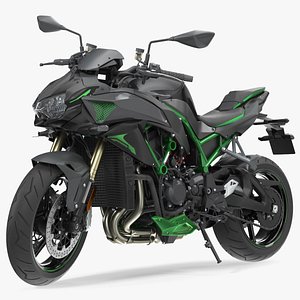 Sport Bike Motorcycle Rigged 3D model