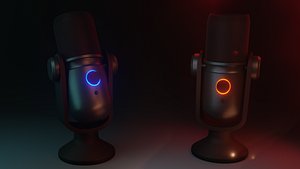 3D microphone model