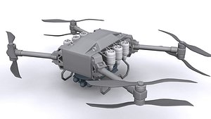 Hydra Drone uav uas 3D