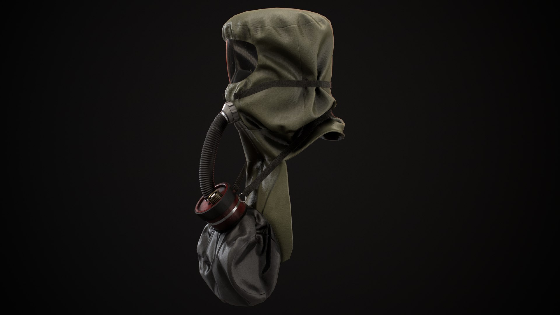 Gas Mask Scsr 3D Model - TurboSquid 1505780