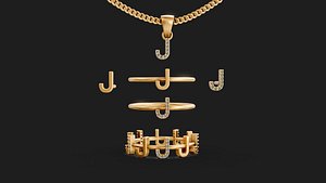 letter j set