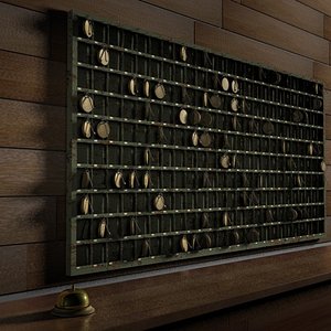 3d model hotel hall bell