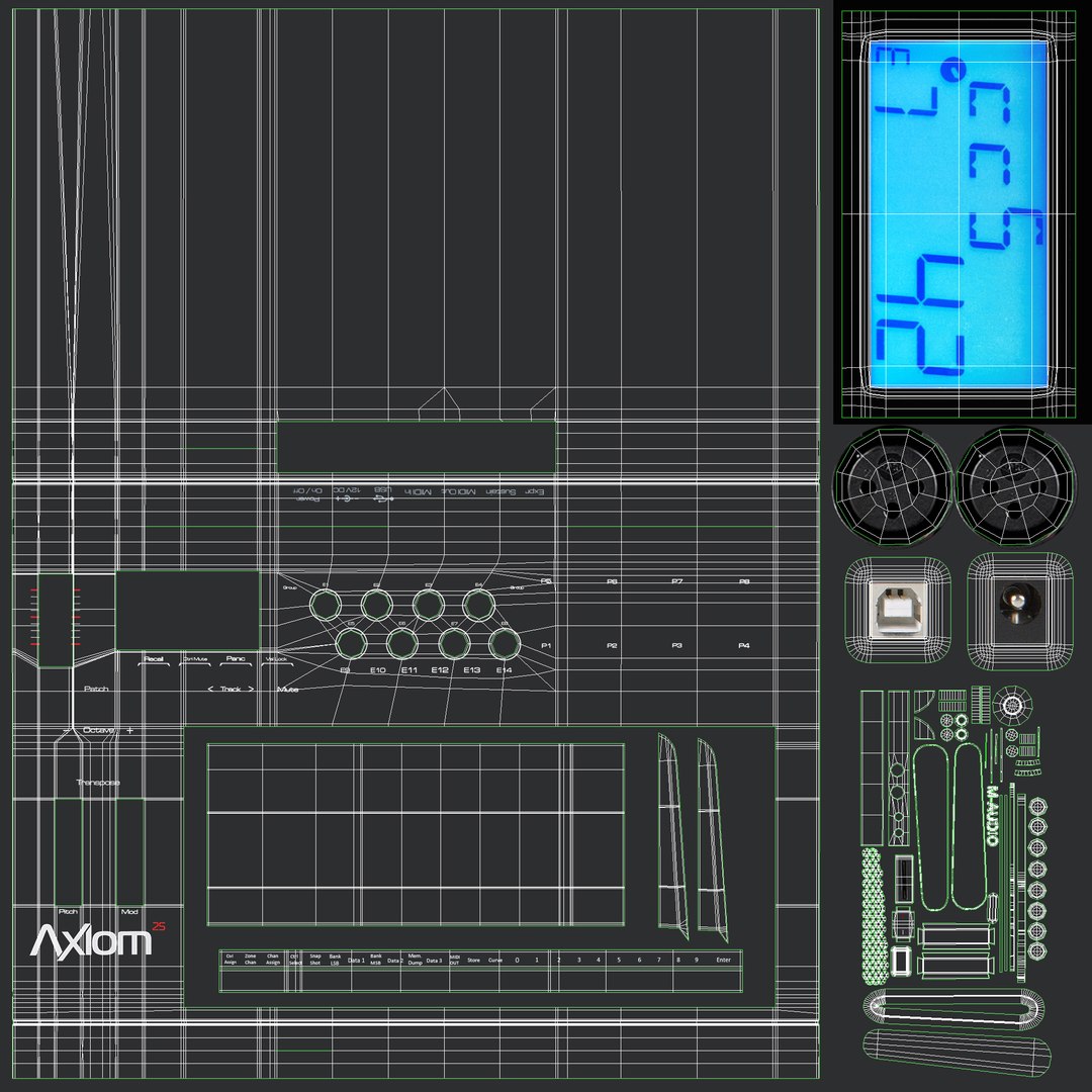 3d Axiom M-audio Model