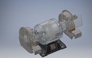 3D model bench grinder 3d model