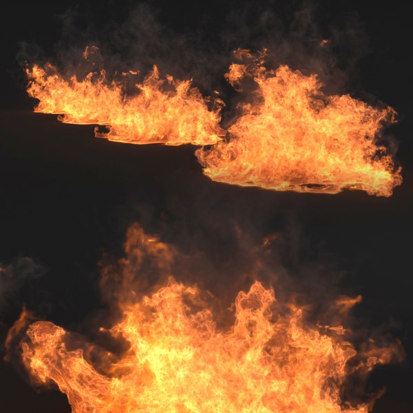 3D модель Roaring Surface Flame VDB Set for Blender - TurboSquid 2534320