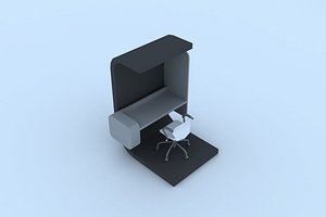 3D study desk 1