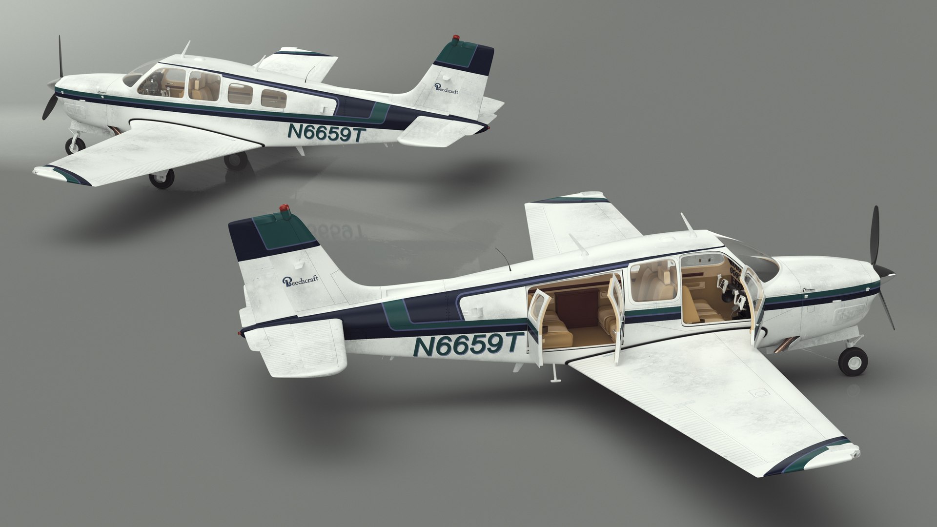 Single Engine Light Aircraft Beechcraft Bonanza model https://p.turbosquid.com/ts-thumb/iw/pBIPE2/8f/singleenginelightaircraftbeechcraftbonanza3dmodel019/jpg/1717291773/1920x1080/fit_q87/ff2190050555fe808f6f7a2b36feab6fbb6b67b1/singleenginelightaircraftbeechcraftbonanza3dmodel019.jpg