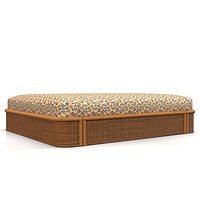 Indoor Point Ratan Base Cocktail Coffee Table PBR