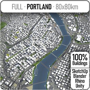3D portland area town