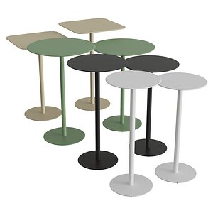 Odette Bar Table 3D model