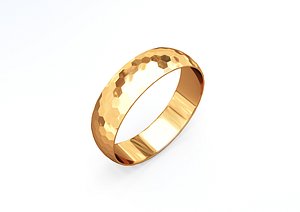 Faceted Ring 3D model 3D model