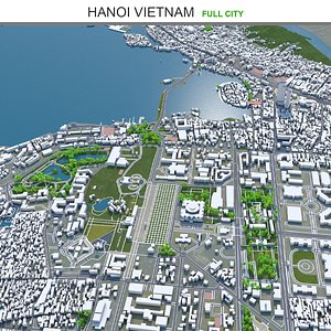 city area building 3D model