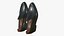 Crocodile Leather Shoes Black